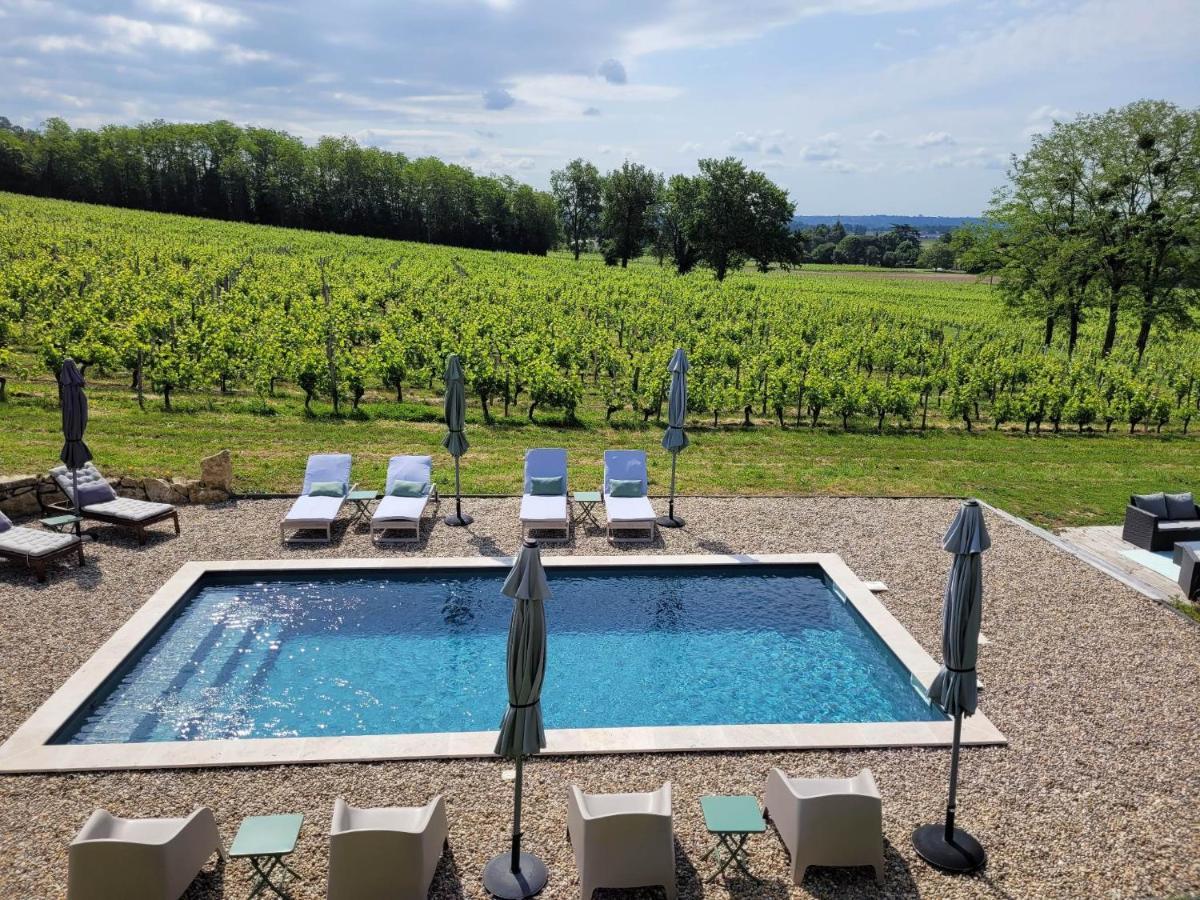A L'Ombre De La Treille -Proche Saint-Emilion Bed & Breakfast Exterior foto